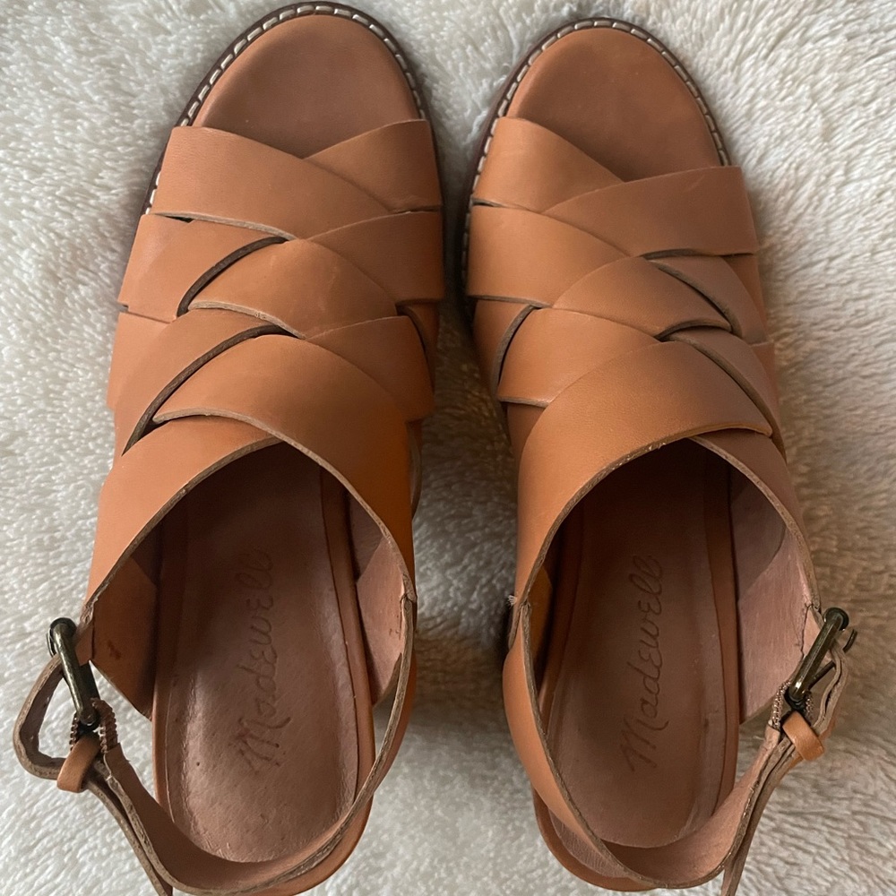 Madewell Woven Leather Heels
